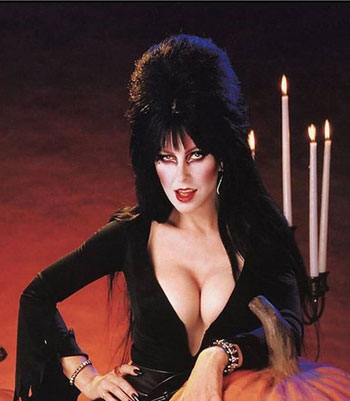 Elvira also launched Rhino's home video's'Midnight Madness'